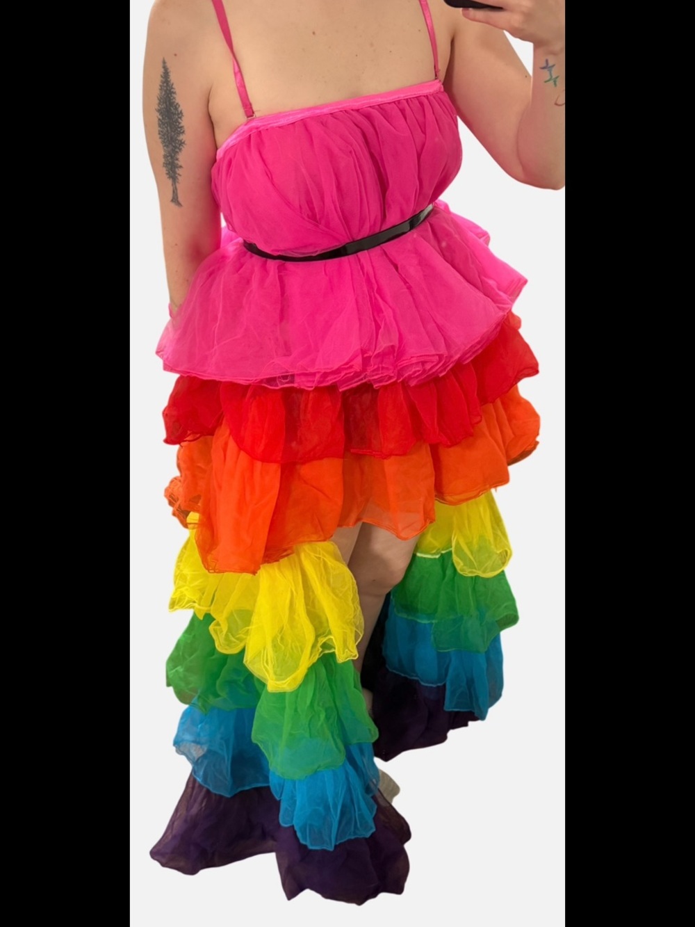 Club Exx Just Dance High-Low Maxi Dress